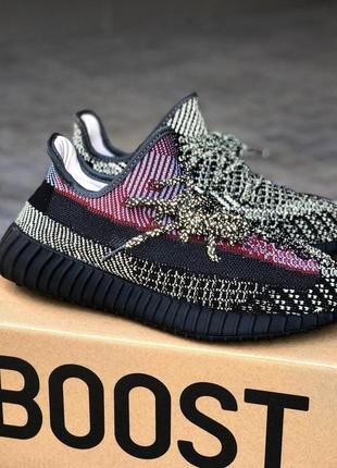 Adidas yeezy boost 350 v2 black multi🆕шикарні кросівки адідас🆕купити накладений платіж6 фото