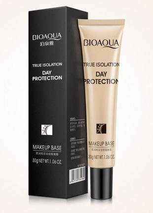 База-праймер под макияж,основа с защитным эффектом bioaqua true isolation day protection1 фото