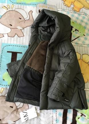 Zara куртка-пуховик5 фото
