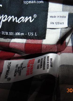 Стильна фірмова нарядна сорочка бренд topman.л .9 фото