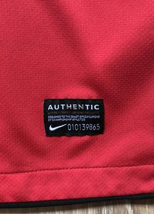 Чоловіча вінтажна футбольна поло джерсі nike manchester united 2010 20115 фото