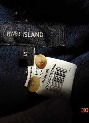 Катоновая стильная нарядная рубашка сорочка бренд .river island .s10 фото