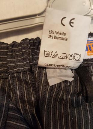 Серые штаны в полоску lutteurs5 фото