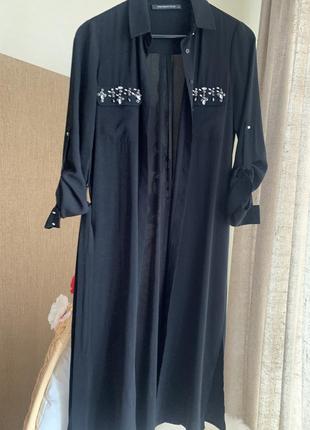 Платье 👗 чёрное 36 стильное нарядное3 фото