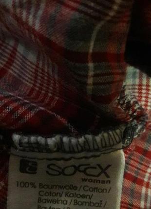 Женская рубашка в клетку  от немецкого бренда  soccx4 фото