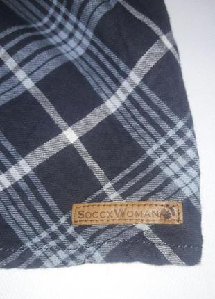Женская рубашка в клетку  от немецкого бренда  soccx9 фото