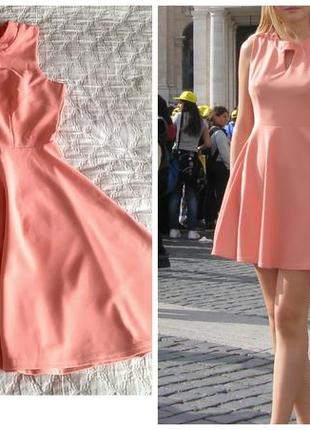 Очень нежное цвета нюд-персик платье paccio4 фото