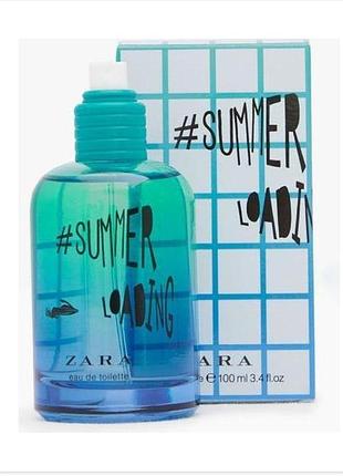 Zara summer loading edt 100ml дитячі парфуми дитячі парфуми