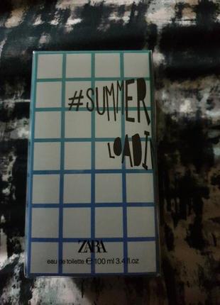 Zara summer loading 100ml edt дитячі парфуми детские духи3 фото