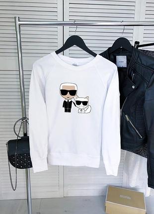 Свитшот, реглан с принтом ❤❄толстовка на флисе