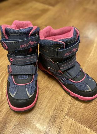 Черевики термо b&g для дівчинки р. 30 б/у
