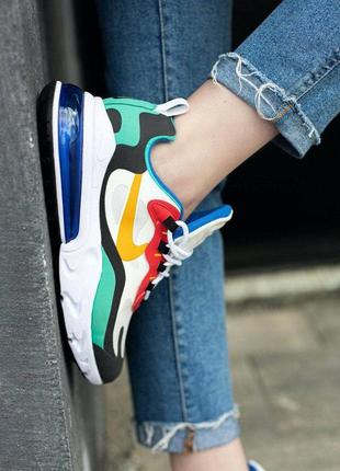 Nike air max 270 react, жіночі кросівки