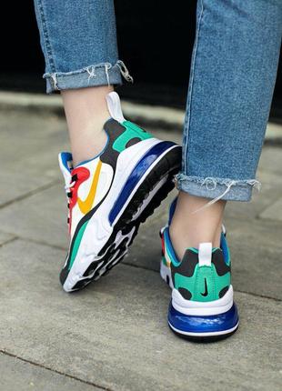 Nike air max 270 react, жіночі кросівки3 фото