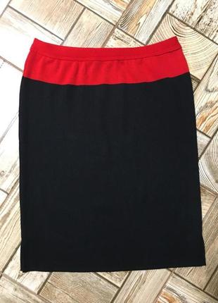 Шерстяная трикотажная юбка muotikuu,финляндия1 фото