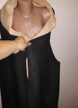 Пальто без рукавов на две стороны на любой размер