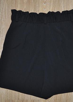 Черные класические шорты xxs h&m3 фото