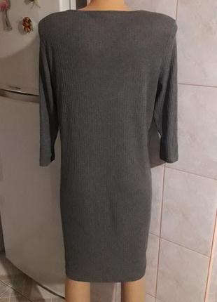 Сіре базове сукні-міді.2 фото