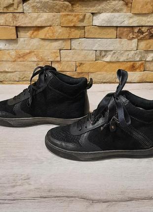 Ботинки tamaris натуральный замш с имитацией под кожу питона/натуральная кожа размер 36-375 фото