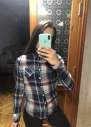 Сорочка в клітку colins 3