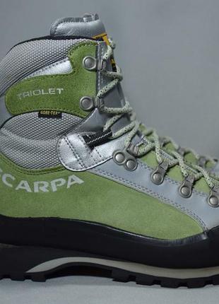 Scarpa triolet pro gtx gore-tex ботинки трекинговые непромокаемые италия оригинал 38р/24.51 фото