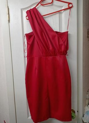 Шикарное красное платье 👗 12р.5 фото