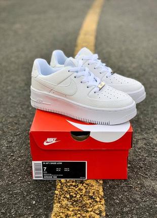 Кроссовки/кросівки nike air force 1 sage low white