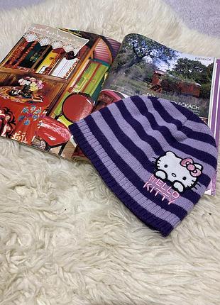 Hello kitty шапка для девочки 💜обновляю часто)