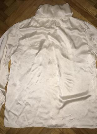 Mauro gavadini-розкішна атласна блуза швейцарія вінтаж! р-403 фото