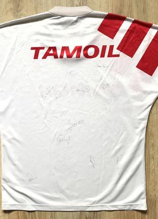 Чоловіча вінтажна джерсі з автографами adidas fc sion switzerland 1993 home football2 фото