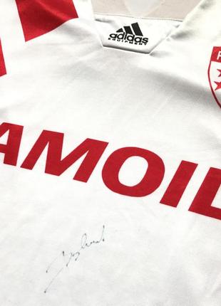 Чоловіча вінтажна джерсі з автографами adidas fc sion switzerland 1993 home football5 фото