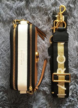 Стильная сумка marc jacobs snapshot коричневая5 фото