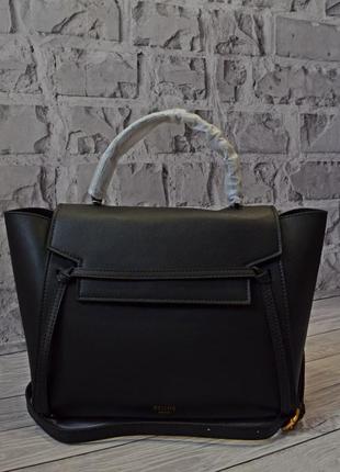 Шикарна сумка celine чорна жіноча на подарунок6 фото