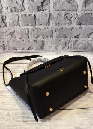 Шикарна сумка celine чорна жіноча на подарунок5 фото