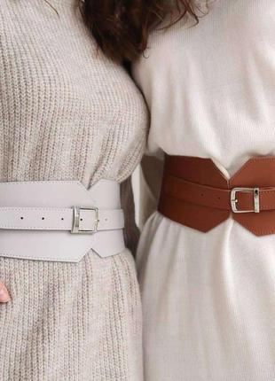 Женский ремень с эко кожи