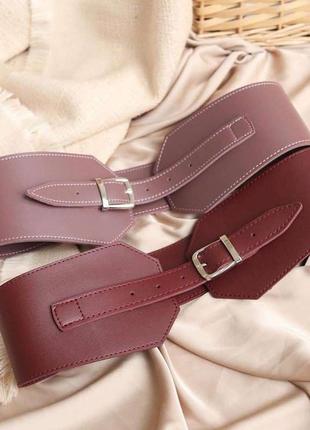 Женский ремень с эко кожи