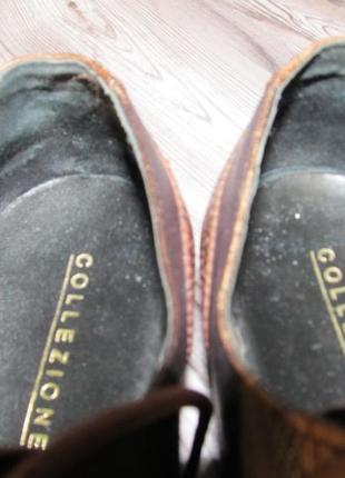 Кожаные туфли броги marks & spencer 5