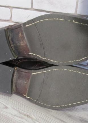 Кожаные туфли броги marks & spencer 6