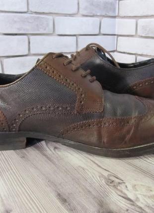 Шкіряні туфлі броги marks & spencer 2