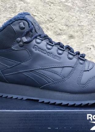 Черевики кросівки reebok classic leather утепленн.6 фото