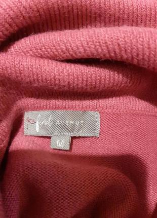 🦋 мягкий розовый свитер с хомутом4 фото