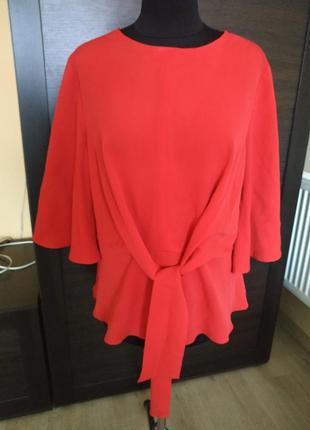 Шикарна блуза червона блузка р. м/l