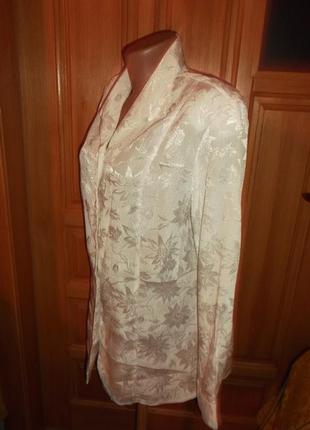 Блуза сорочка приталені бнлая атласна р. 40 - xl - lady joy3 фото