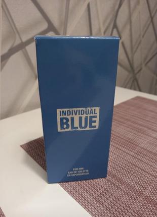 Чоловіча туалетна вода individual blue avon1 фото