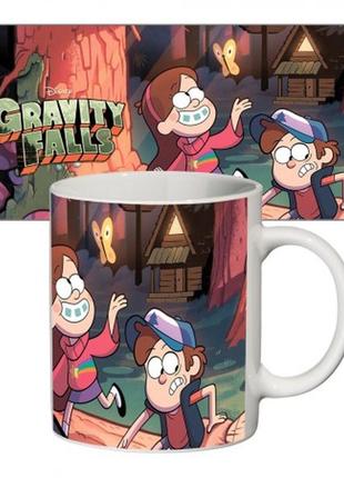 Чашка з принтом gravity falls №1