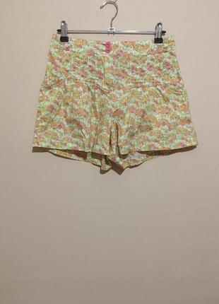 Ідеальні літні шорти topshop квітчастий принт2 фото