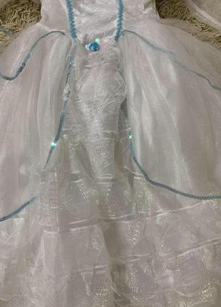 Платье свадебное русалочки ариэль на 6 лет5 фото