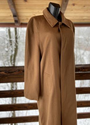 Фірмове стильне якісне натуральне кашемірове пальто вінтажне2 фото