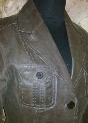 Піджак-куртка casualwear usa,100%шкіра, мр. сток.2 фото