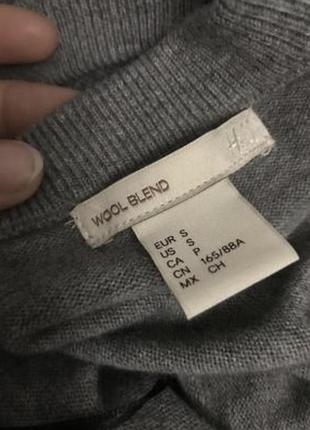 Тёплое оверсайз платье h&m 36-38 3