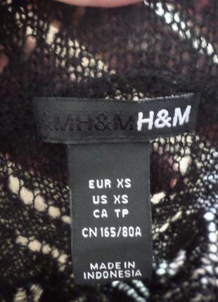 Ажурна в'язана туніка h&m розмір xs - s5 фото